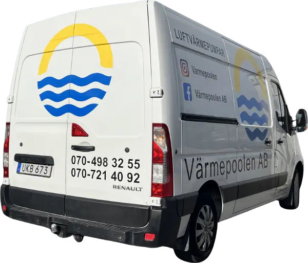 En av Värmepoolens servicebilar