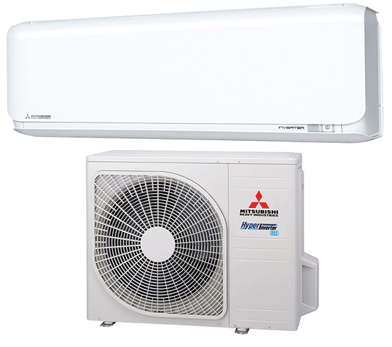 Värmepump modell Kazan Arctic 20, tillverkare Mitsubishi