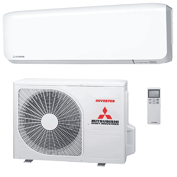 Värmepump modell Netsu 25, tillverkare Mitsubishi